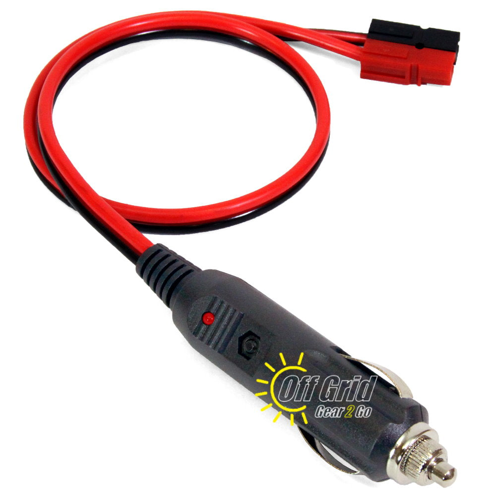 cigarette charger to plug CGPP-18 - Cigarette Lighter Plug to Powerpole Connector cigarette charger to plug CGPP-18 - Cigarette Lighter Plug to Powerpole Connector