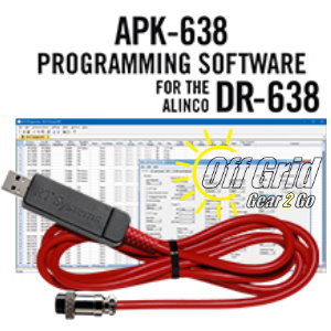RTS Alinco APK-638 Programming Software Cable Kit