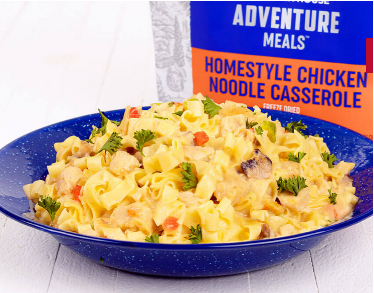 Save 10%! MH Homestyle Chicken Noodle Casserole Freeze Dried Entree - Pouch