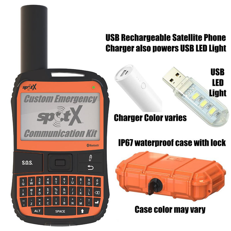Globalstar SPOT X with Bluetooth® Emergency Communications Survival Kit
