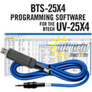 RTS BTECH BTS-25X4 Programming Software Cable Kit