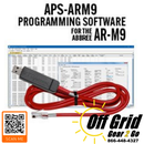 RTS APS-ARM9 Programming Software and USB-76 Programming Cable for the Abbree AR-M9 GMRS Radio