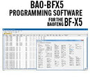 RT Systems BAO-BFX5 Programming Software Only for the Baofeng BF-X5 radio