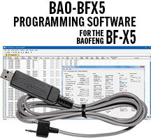 RT Systems BAO-BFX5 Programming Software and USB-K4Y cable for the Baofeng BF-X5