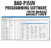 RT Systems BAO-P15UV Programming Software Only for the Baofeng P15UV radio
