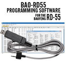 RT Systems BAO-RD55 Programming Software and USB-K4Y Cable for the Baofeng RD-55 Radio