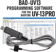 RT Systems BAO-UV13 Programming Software and USB-K4Y cable for the Baofeng UV-13R/Pro