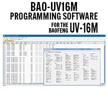 RT Systems BAO-UV16M Programming Software Only for the Baofeng UV-16M radio