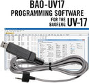 RT Systems BAO-UV17 Programming Software and USB-K4Y cable for the Baofeng UV-17 Series radios