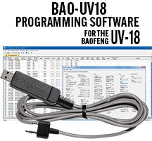 RT Systems BAO-UV18 Programming Software and USB-K4Y cable for the Baofeng UV-18/18Pro/ 18 Pro Max radios