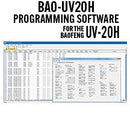 RT Systems BAO-UV20 Programming Software Only for the Baofeng UV-20H Pro/ProV2