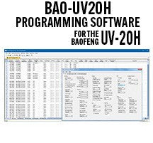 RT Systems BAO-UV20 Programming Software Only for the Baofeng UV-20H Pro/ProV2