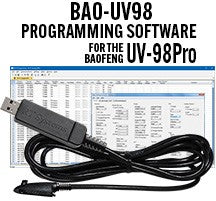 RTS BAO-UV98 Programming Software and USB-73 cable for the Baofeng UV-98Pro radio
