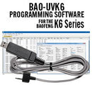 RT Systems BAO-UVK6 Programming Software and USB cable for the Baofeng K6, UV-K61, BF-K63 and K68 radios