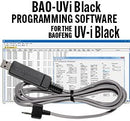 RT Systems BAO-UViBlack Programming Software and USB-K4Y cable for the Baofeng UV-i Black radio