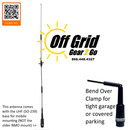 Comet – CA-2X4SR – 140-160MHz/435-465MHz Mobile Antenna with PL-259 Mount (BLACK)