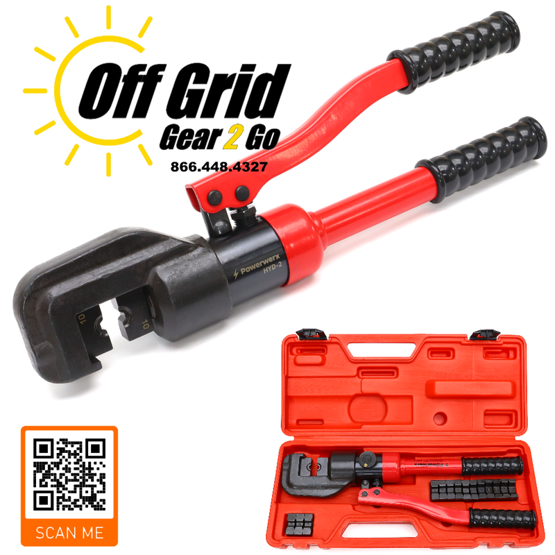 HYD-2 Hydraulic Crimping Tool for Large SB and Powerpole Contacts