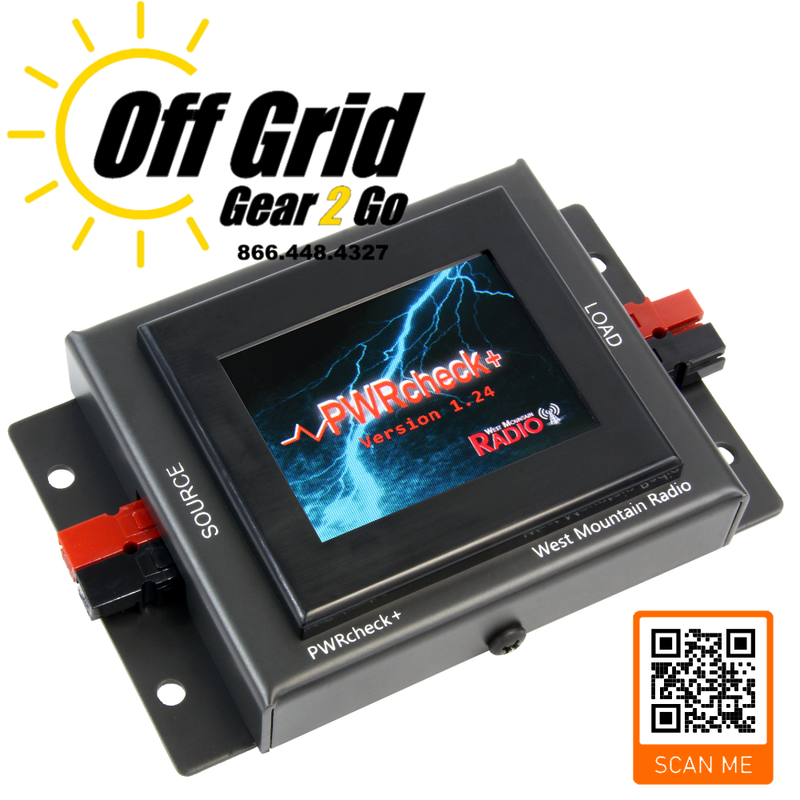 West Mountain Radio PWRcheck+, DC power analyzer, watt meter, with logging plus software via USB