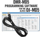 RTS DMR-MD5 Programming Software and RT-49 Cable for the Alinco DJ-MD5 Radio