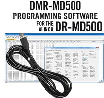RTS DMR-MD500 Programming Software and RT-49 Cable for the Alinco DR-MD500 Radio