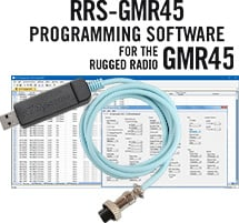 RTS RRS-GMR45 Programming Software and USB-54 cable for the GMR45 from Rugged Radios