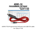 RTS Yaesu ADMS-FT50 Programming Software and USB-57A cable for FT-50