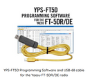 RTS Yaesu YPS-FT5D Programming Software and USB-68 Cable for the Yaesu FT-5DR radio