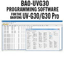 RT Systems BAO-UVG30 Programming Software Only for the Baofeng UV-G30 and UV-G30Pro radios