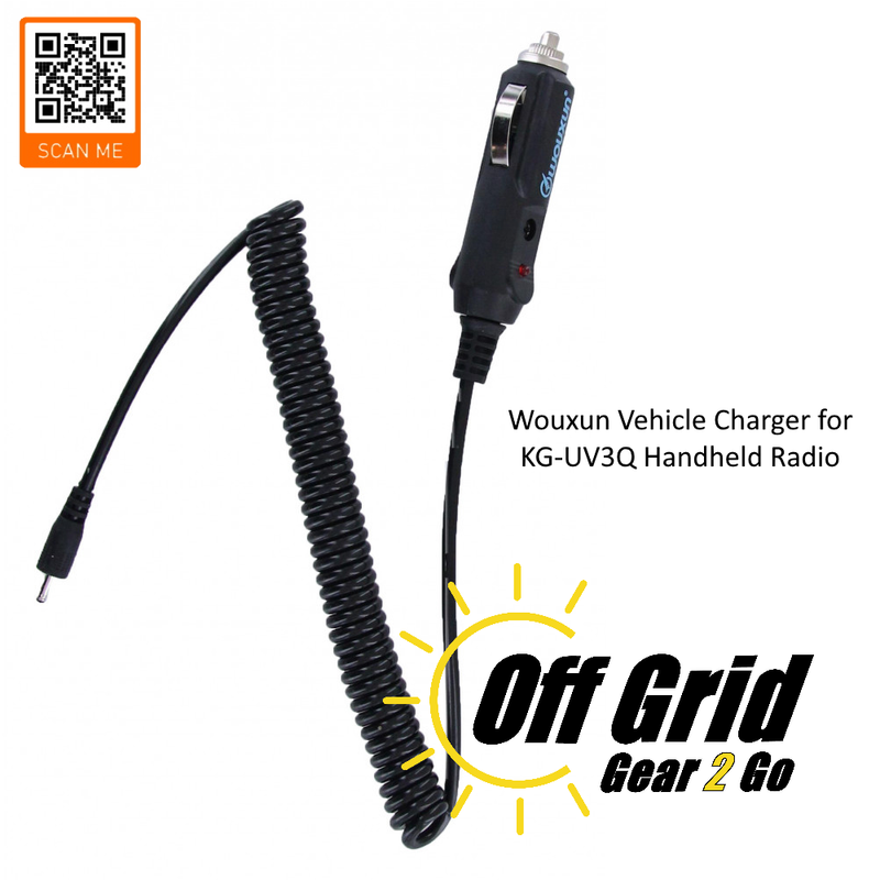 Wouxun KG-UV3Q DC Vehicle Charging Adapter
