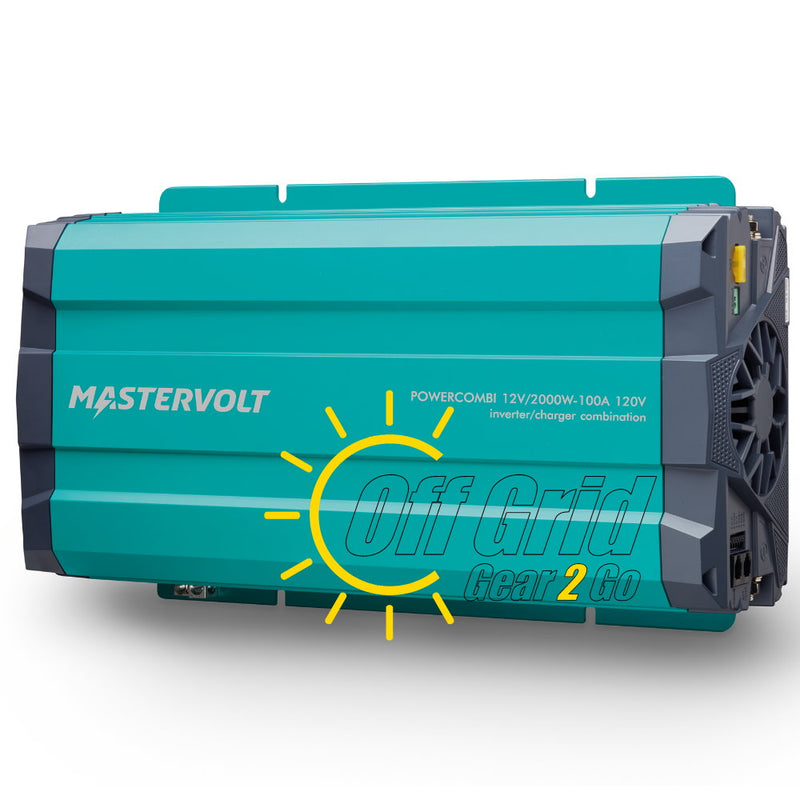 MASTERVOLT Model 36212001 - 12V/2000W-100A PowerCombi Pure Sine Inverter/Charger
