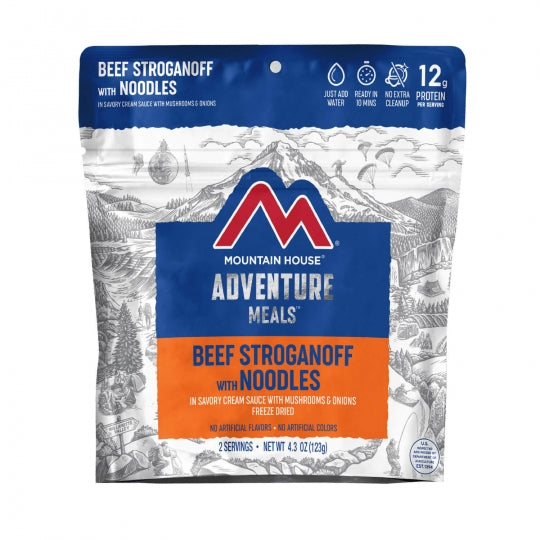 Save 10%! MH Freeze Dried Beef Stroganoff with Noodles Entree Pouch - PROMO
