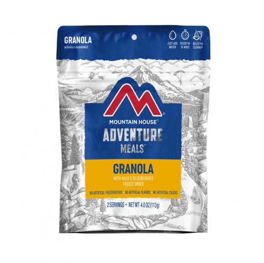 Save 10% MH Freeze Dried Granola With Milk and Blueberries Breakfast Pouch