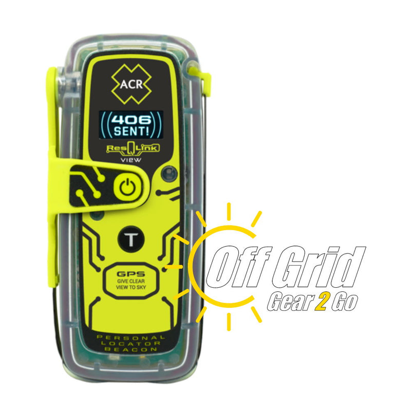 ACR 2922 - ResQLink™ View 425 Buoyant Personal Locator Beacon with Digital Display