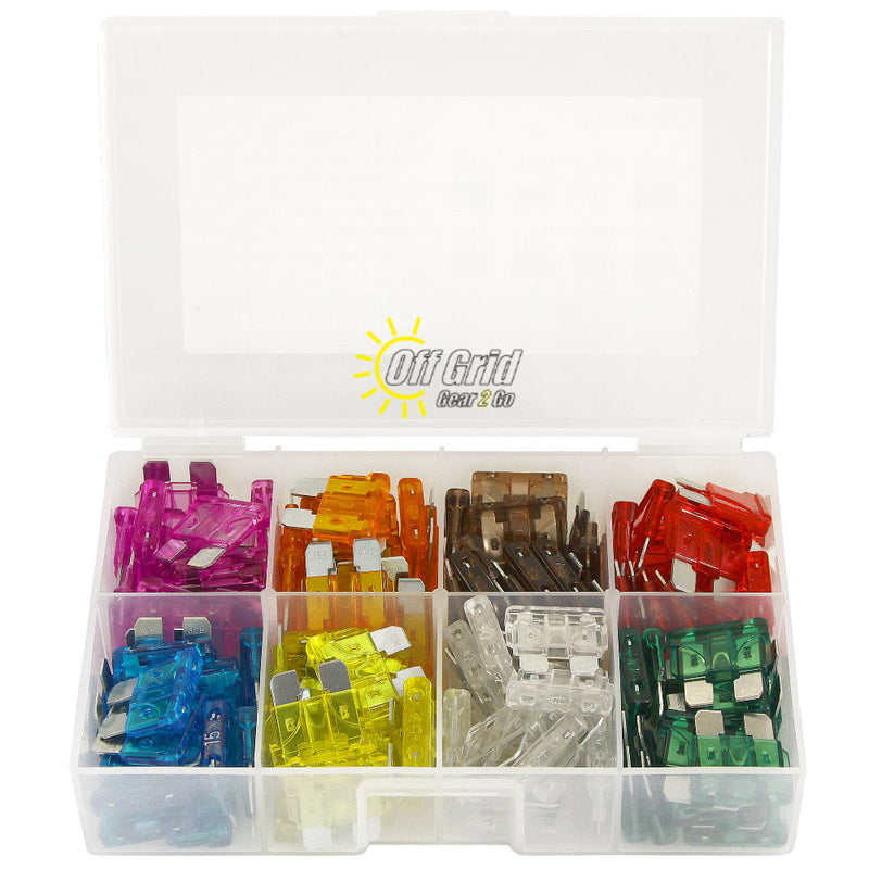 ATO/ATC AUTOBOX Automotive Blade Fuse Assortment Kit - 120 Pieces