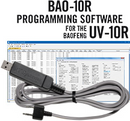 RTS BAO-10R Programming Software and USB-K4Y cable for the Baofeng UV-10R