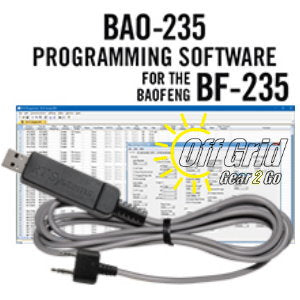 RTS Baofeng BAO-235 Programming Software Cable Kit