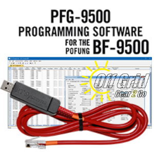 RTS Pofung PFG-9500 Programming Software Cable Kit
