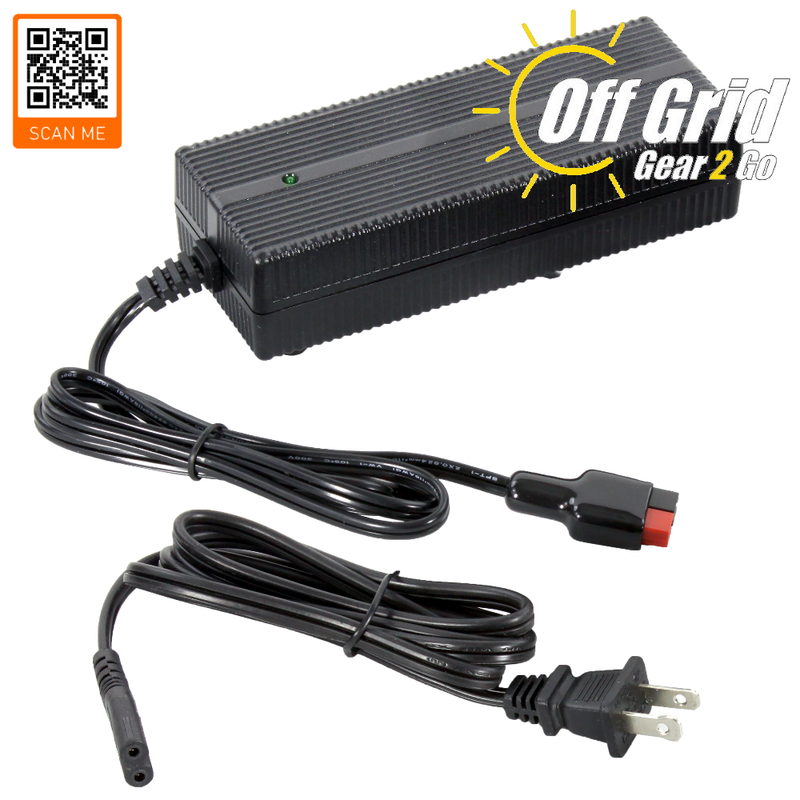Bioenno Power BPC-1506A 14.6V, 6A, AC-to-DC Charger with Powerpole Connectors for 12V LiFePO4 Batteries