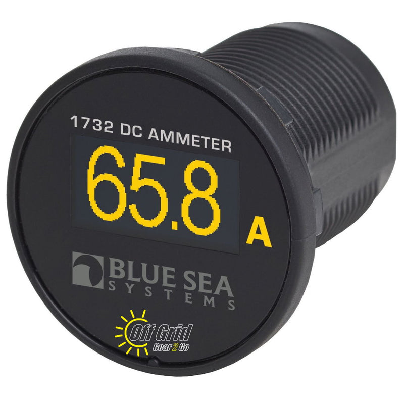 Blue Sea 1732 Mini OLED Panel DC Ammeter