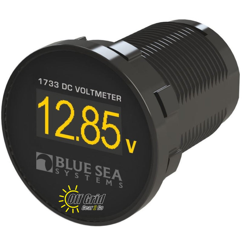Blue Sea 1733 Mini OLED Panel DC Voltmeter