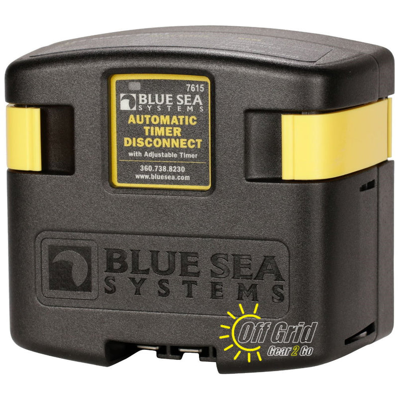 Blue Sea 7615 DC Timer with Low Voltage Disconnect Battery Guard