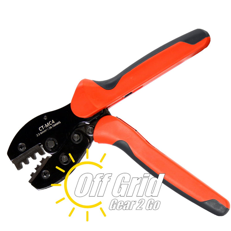 CT-MC4 - Ratcheting Crimping Tool for MC4 Solar Panel PV Cables