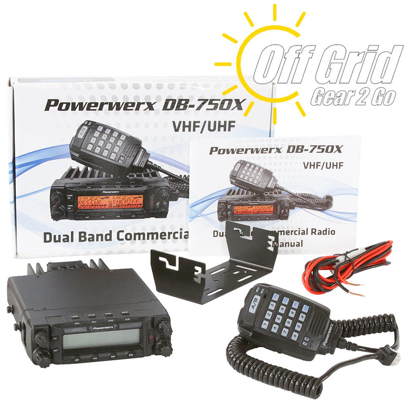 Powerwerx DB-750X Dual Band VHF/UHF 750 Channel Commercial Mobile Radio