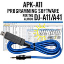RTS Alinco APK-A11 Programming Software Cable Kit
