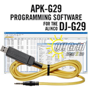 RTS Alinco APK-G29 Programming Software Cable Kit