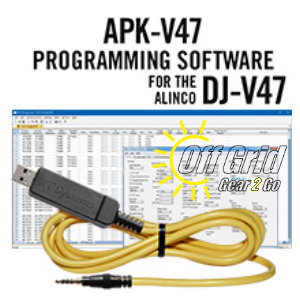 RTS Alinco APK-V47 Programming Software Cable Kit