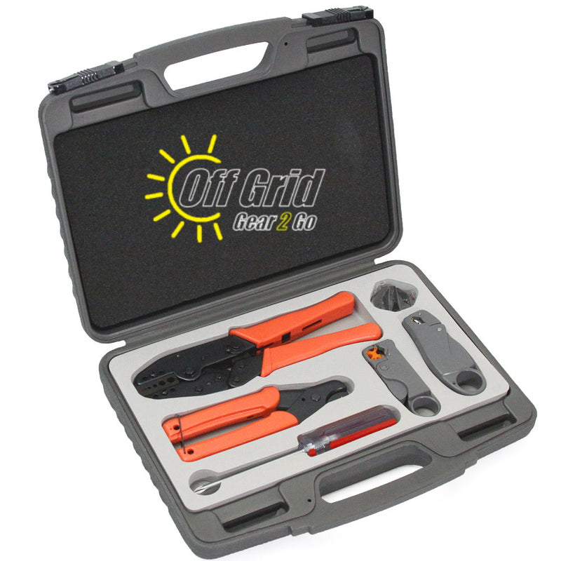 DL-801GK RF Coaxial Cable Crimper & Stripper Tool Kit