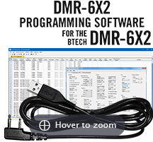 RTS DMR-6X2 Programming Software and USB-74 cable for BTech DMR-6X2 and DMR-6x2Pro radios