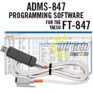 RTS Yaesu ADMS-847 Programming Software Cable Kit