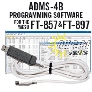 RTS Yaesu ADMS-4B Programming Software Cable Kit